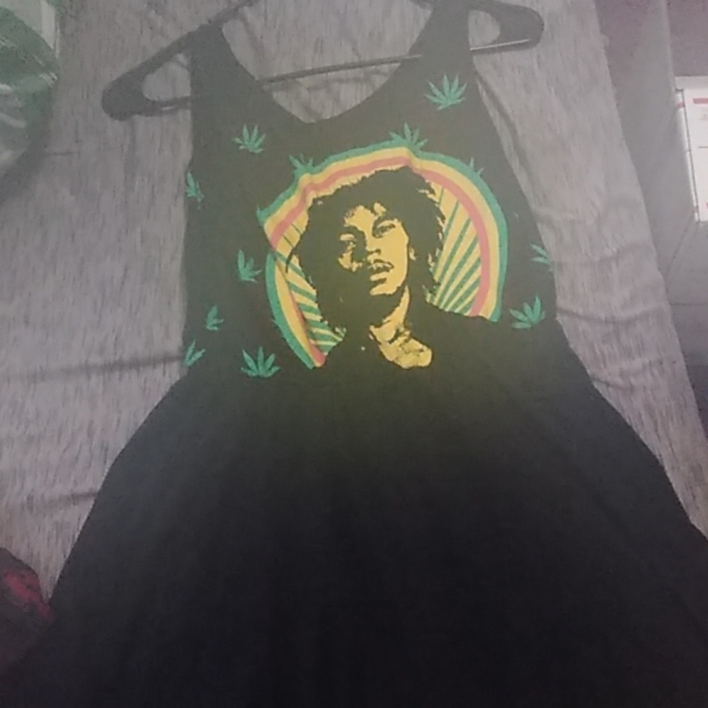 Bob Marley Weed Dress